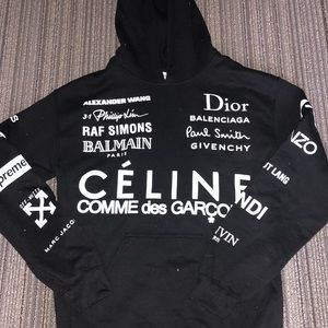 A black promo hoodie from notforsale.vip